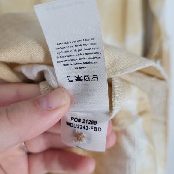 Faherty Maple Sugar Vida Tie Dye Trapeze Dress S - Picture 11 of 12